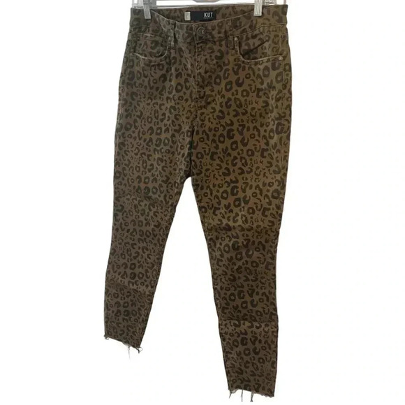 Kut from the Kloth size 8 “Donna” High rise skinny ankle raw edge hem EUC - Picture 1 of 14